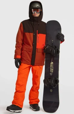 Homme O'Neill Vestes De Ski|Vestes De Snowboard-HommesVeste de ski FWC'Peak Pro| Orange Mix