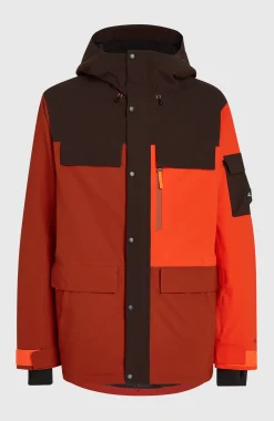 Homme O'Neill Vestes De Ski|Vestes De Snowboard-HommesVeste de ski FWC'Peak Pro| Orange Mix