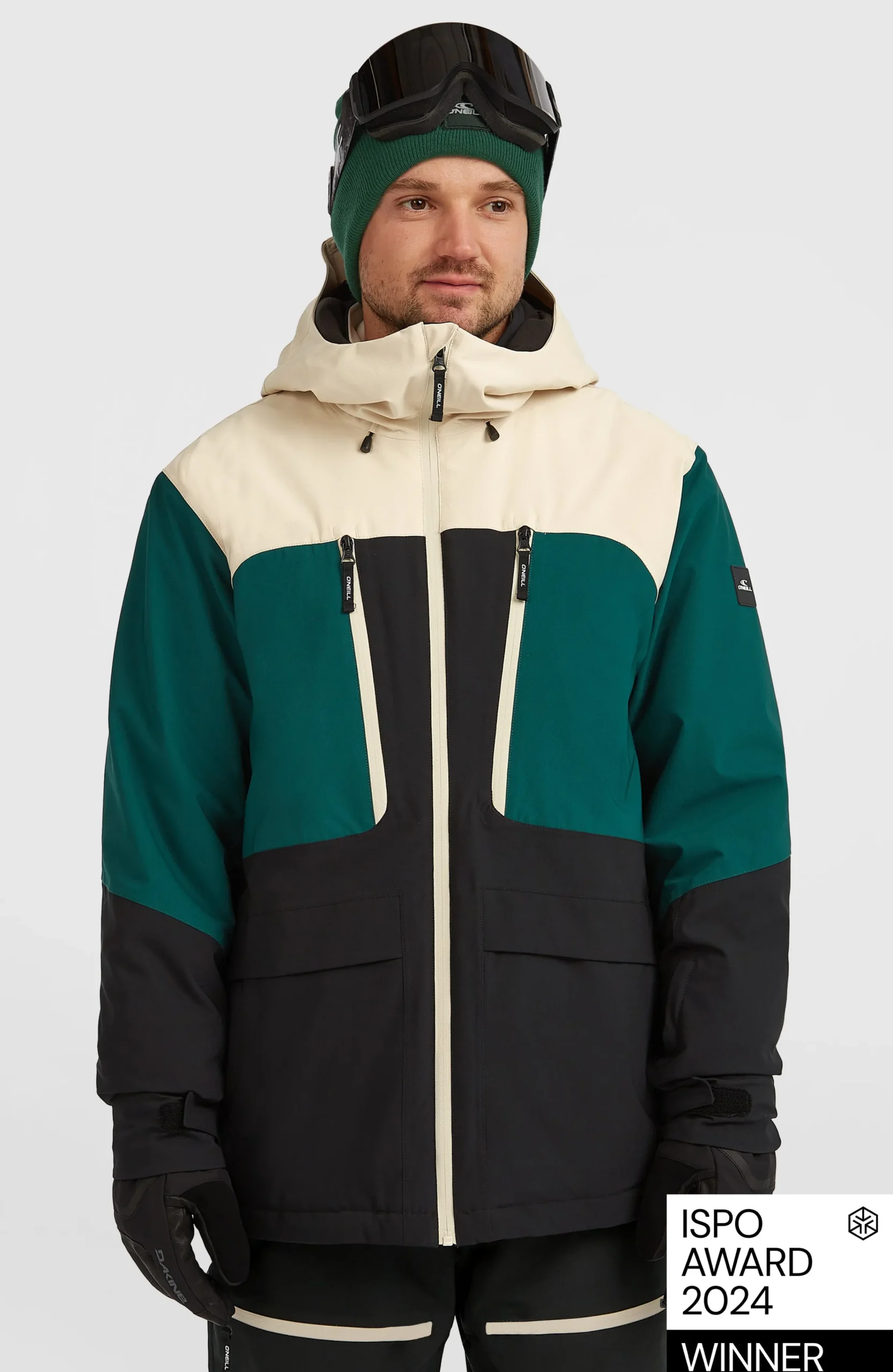 Homme O'Neill Vestes De Ski|Vestes De Snowboard-HommesVeste de ski FWC'Peak Fire| Beige Mix