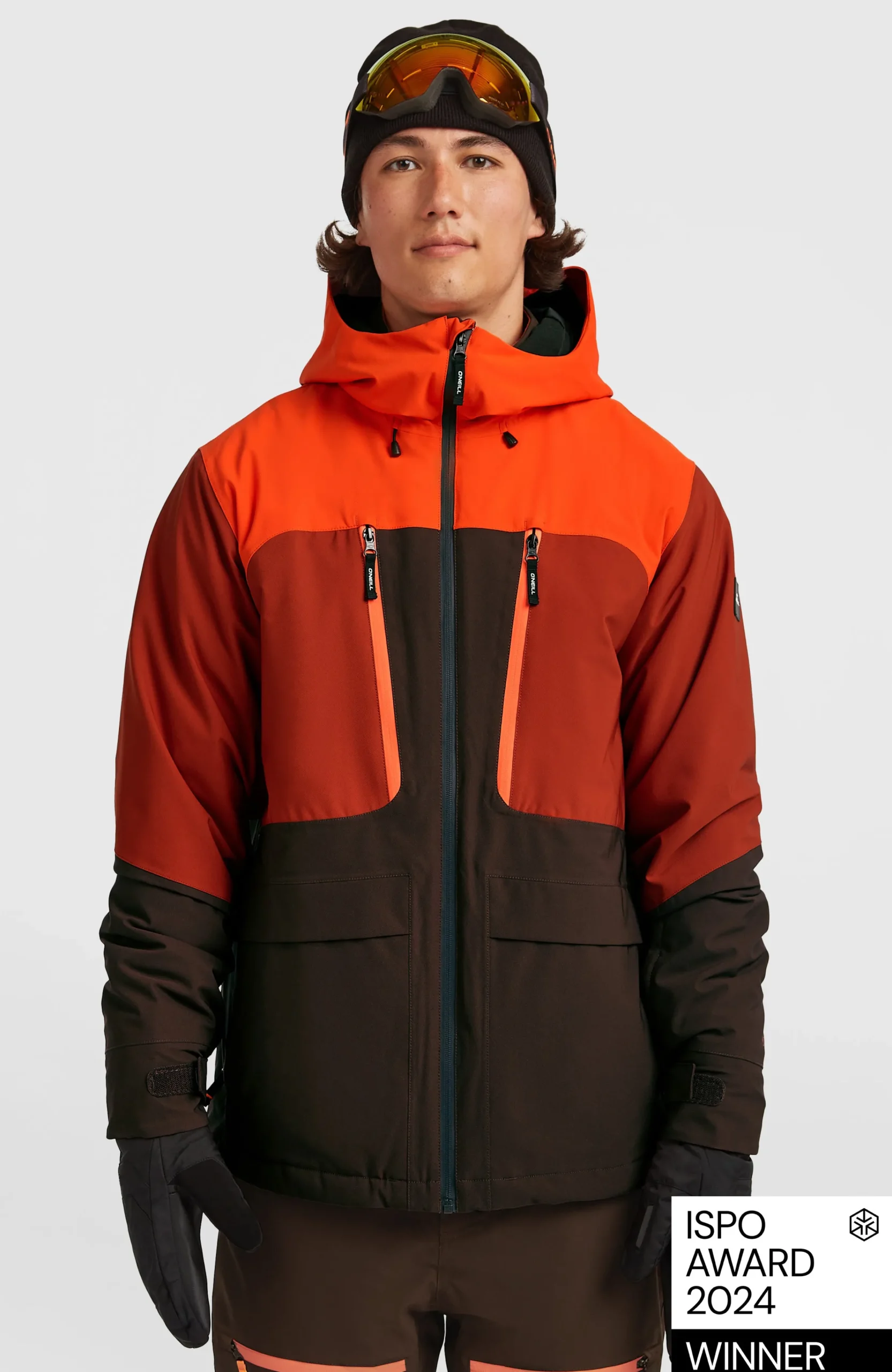 Homme O'Neill Vestes De Ski|Vestes De Snowboard-HommesVeste de ski FWC'Peak Fire| Rouge Mix