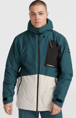 Homme O'Neill Vestes De Ski|Vestes De Snowboard-HommesVeste de ski Hammer Block| Bleu Mix