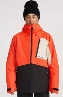 Homme O'Neill Vestes De Ski|Vestes De Snowboard-HommesVeste de ski Hammer Block| Rouge Mix