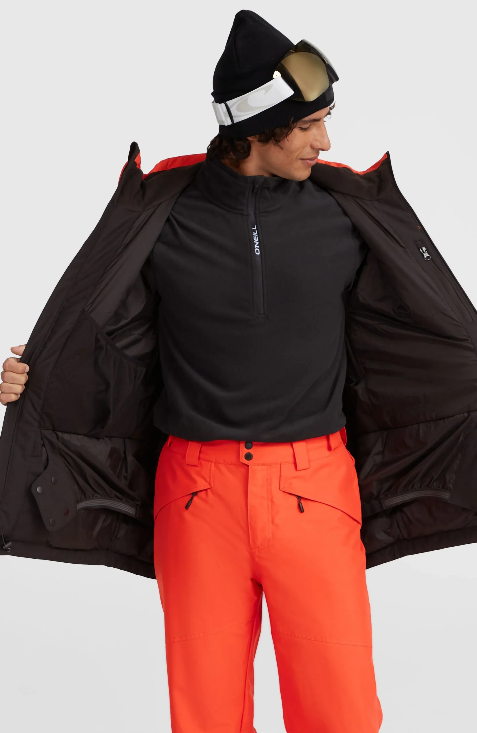 Homme O'Neill Vestes De Ski|Vestes De Snowboard-HommesVeste de ski Hammer Plus| Noir Mix