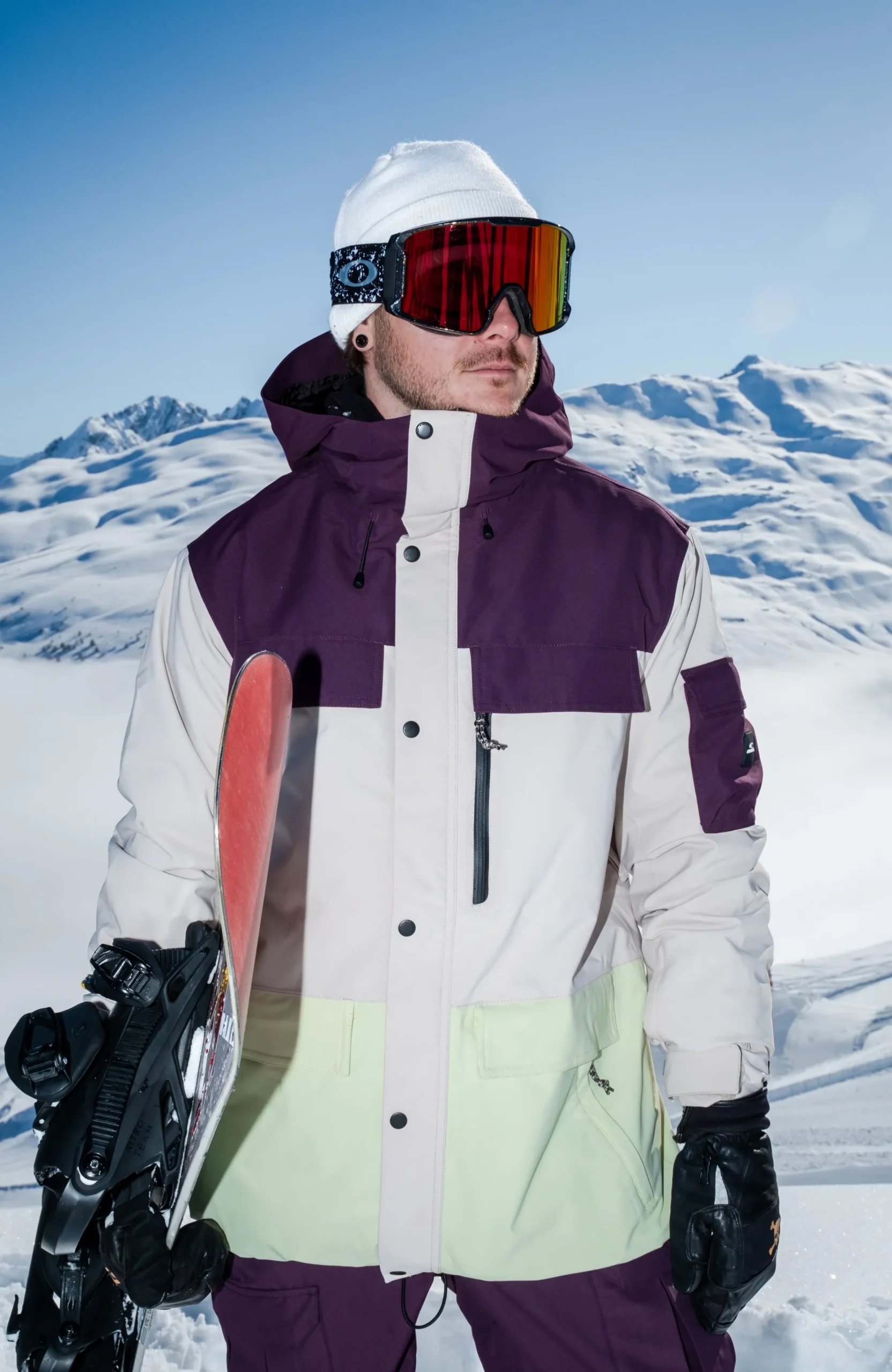 Homme O'Neill Vestes De Ski|Vestes De Snowboard-HommesVeste de ski Utility Pro Hybrid| Beige Mix