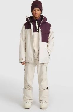 Homme O'Neill Vestes De Ski|Vestes De Snowboard-HommesVeste de ski Utility Hybrid| Beige Mix
