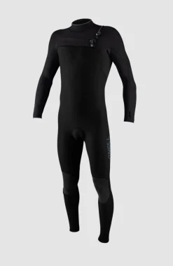 Enfant O'Neill Protection Anti-Uv-Hyperfreak Plus 4/3mm Chest Zip Full Wetsuit| Noire